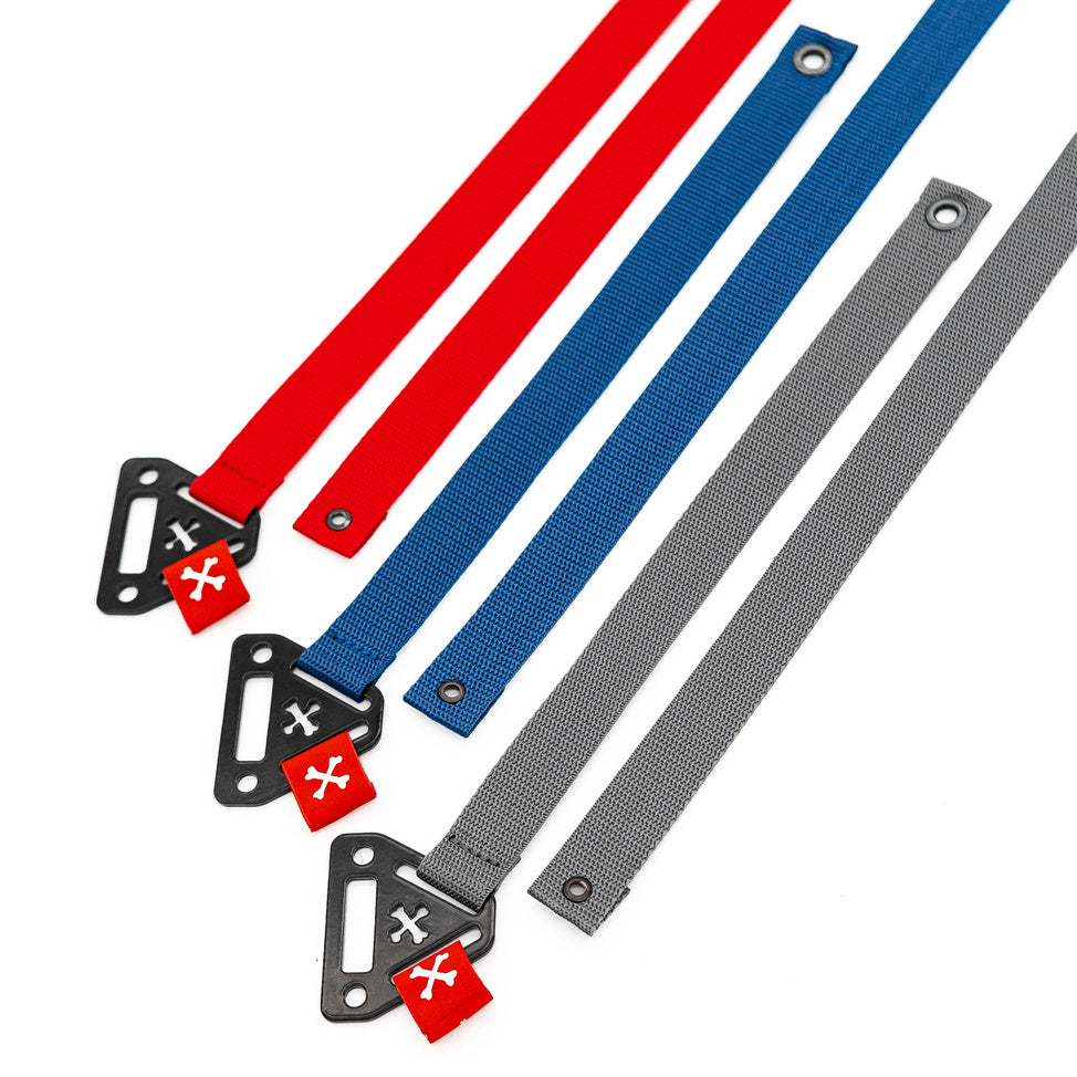R-style Door pulls, handle straps - 3 color pack