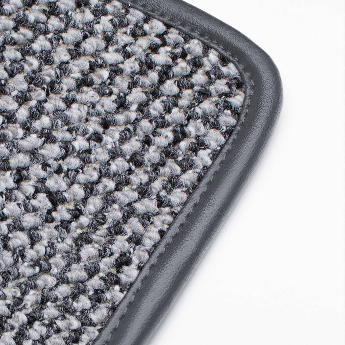 Grey Houndstooth Interior Mat Bundle LHD
