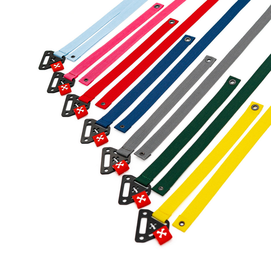 R-style Door pulls, handle straps - 7 color pack