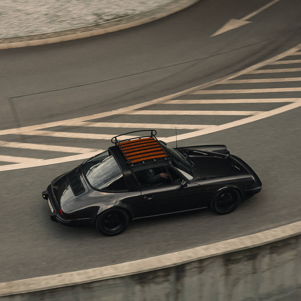CarBone Targa Roof Rack (Black) for 912, F-model, G-Model and 964