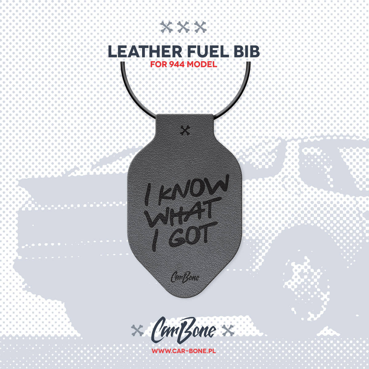 Leather Fuel Bib (Gas Flap) for 924 / 944 / 968 / 928 Models - I know what I got