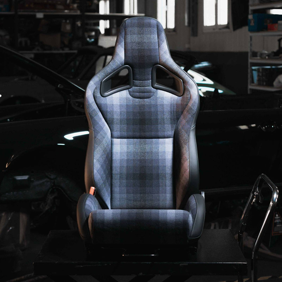 Grid Fabric - 18166 GREY/DARK