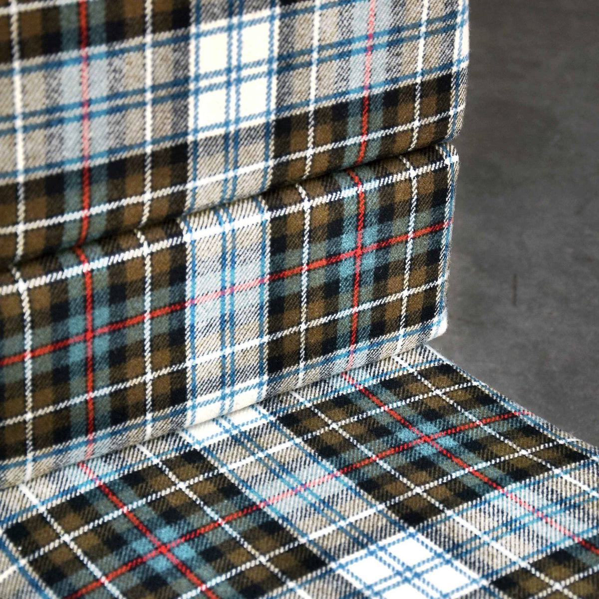 Tartan Plaid Fabric - 18271 BEIGE/CREME/GREEN