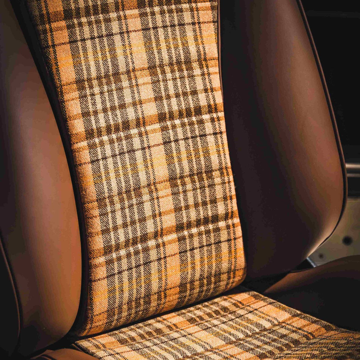 Tartan Plaid Fabric - 18354 BROWN/BEIGE