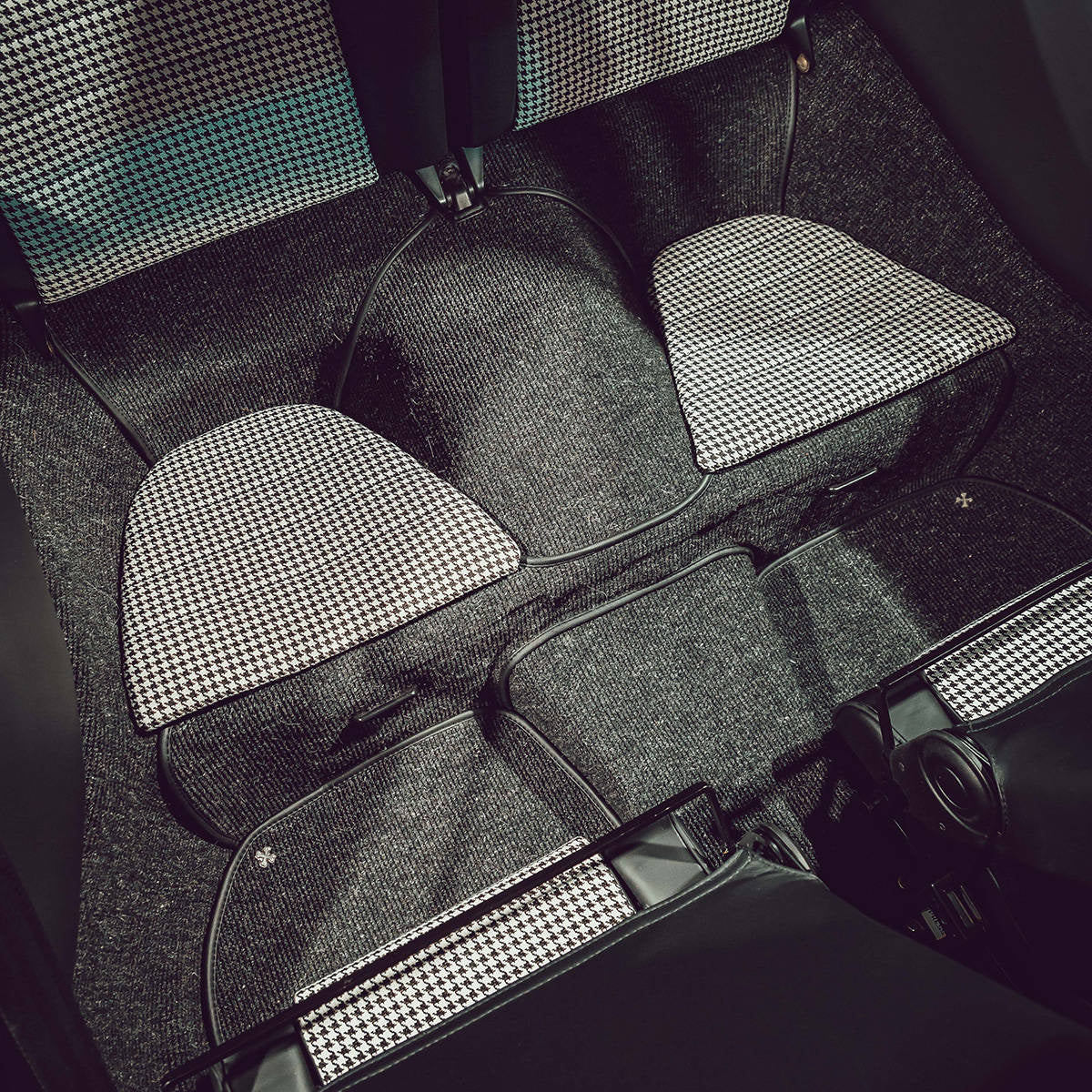 Boucle floor carpet set