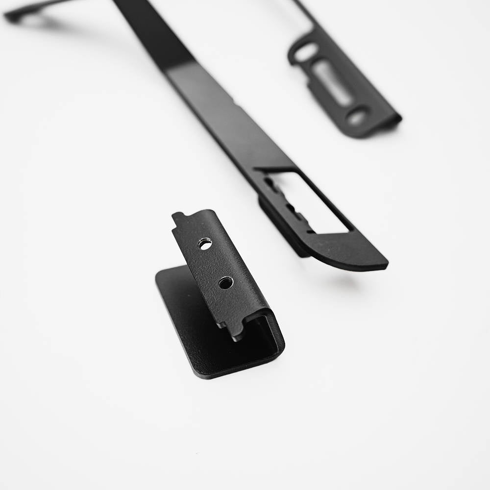 Clamps for CarBone Roof Rack Targa (Black)