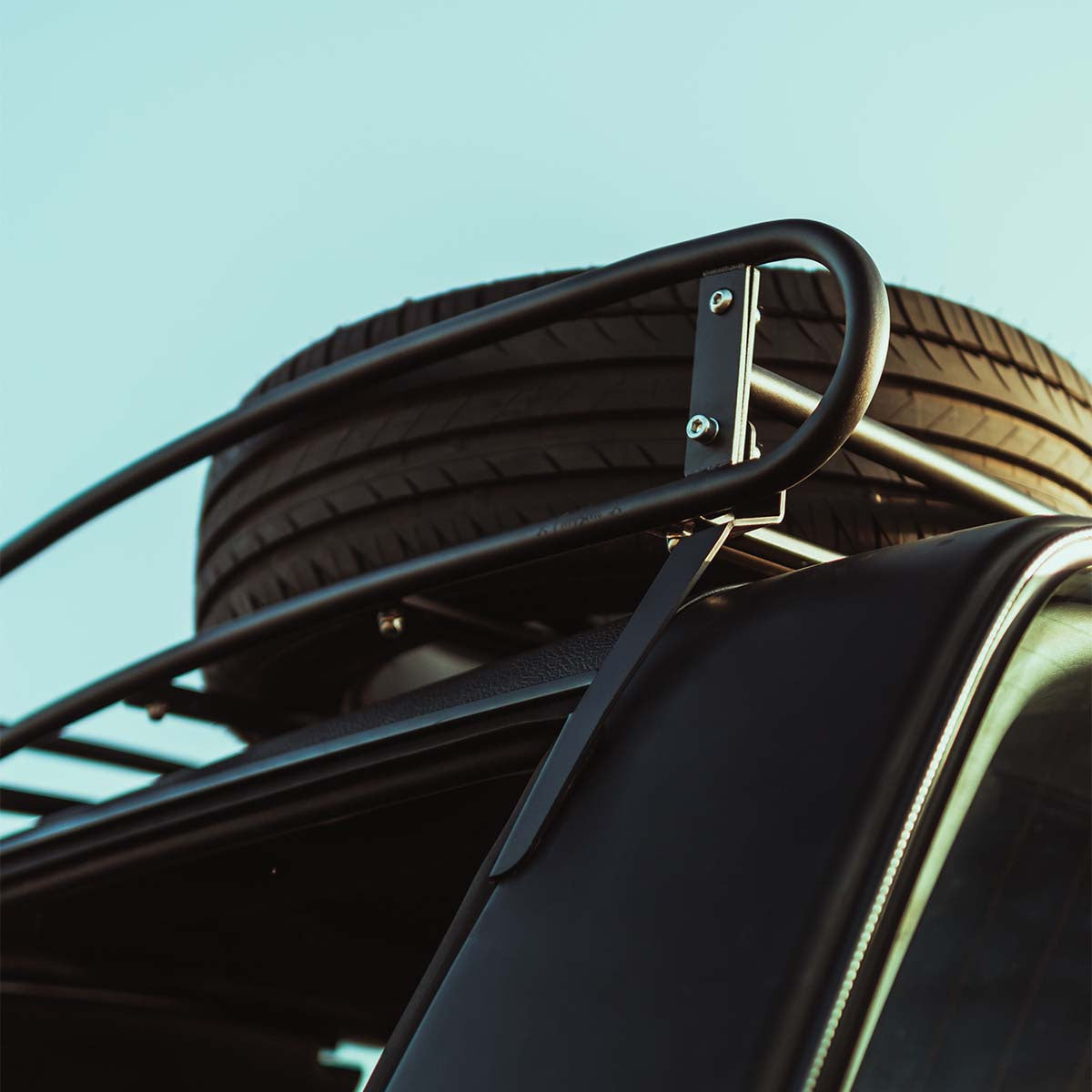 Clamps for CarBone Roof Rack Targa (Black)
