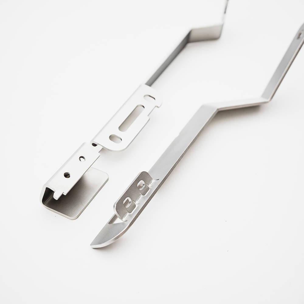 Clamps for CarBone Roof Rack Targa (Silver)