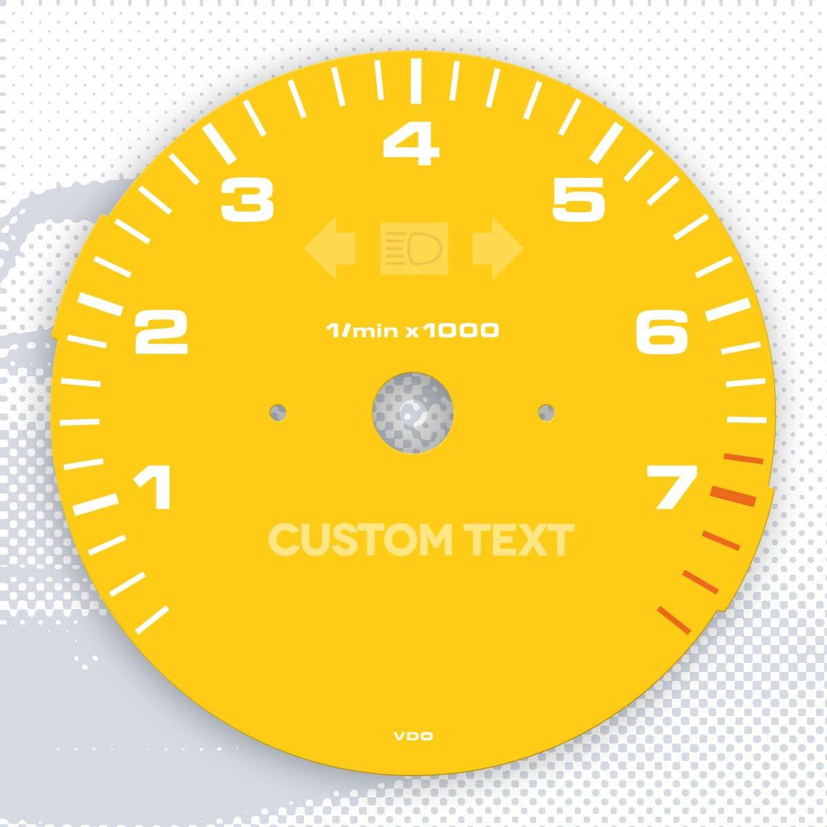 Custom - Gauge face tachometer – for 964 993 (1989-1998)