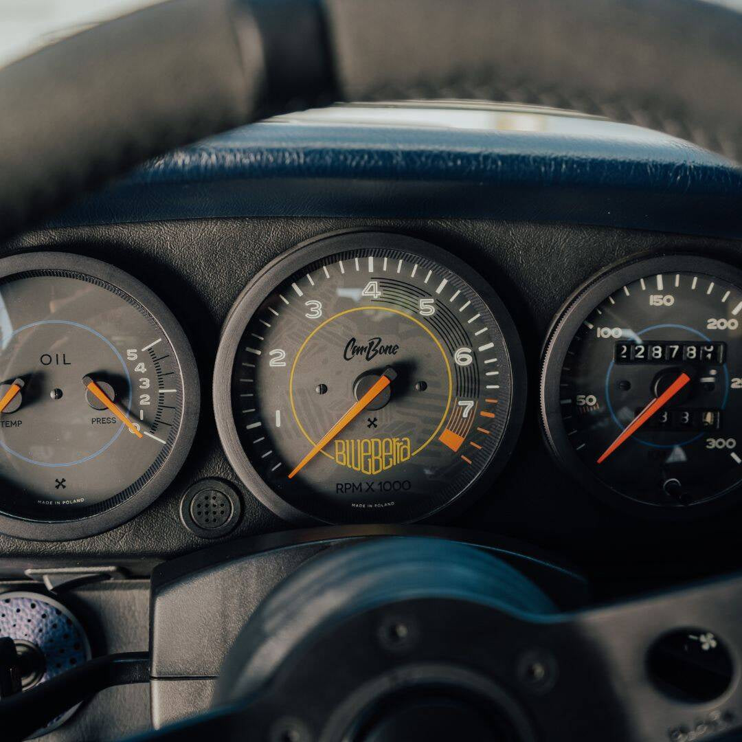 CarBone Gauge Bezels – for 964 / 993 (1989-1998)
