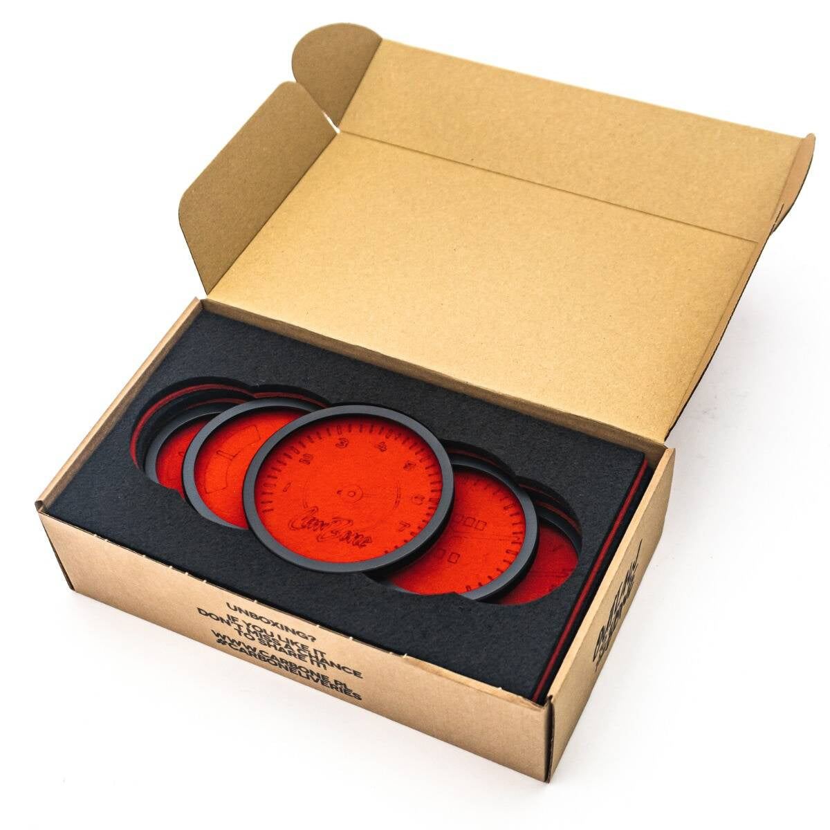 CarBone Gauge Bezels – for G-model (1974-1989)