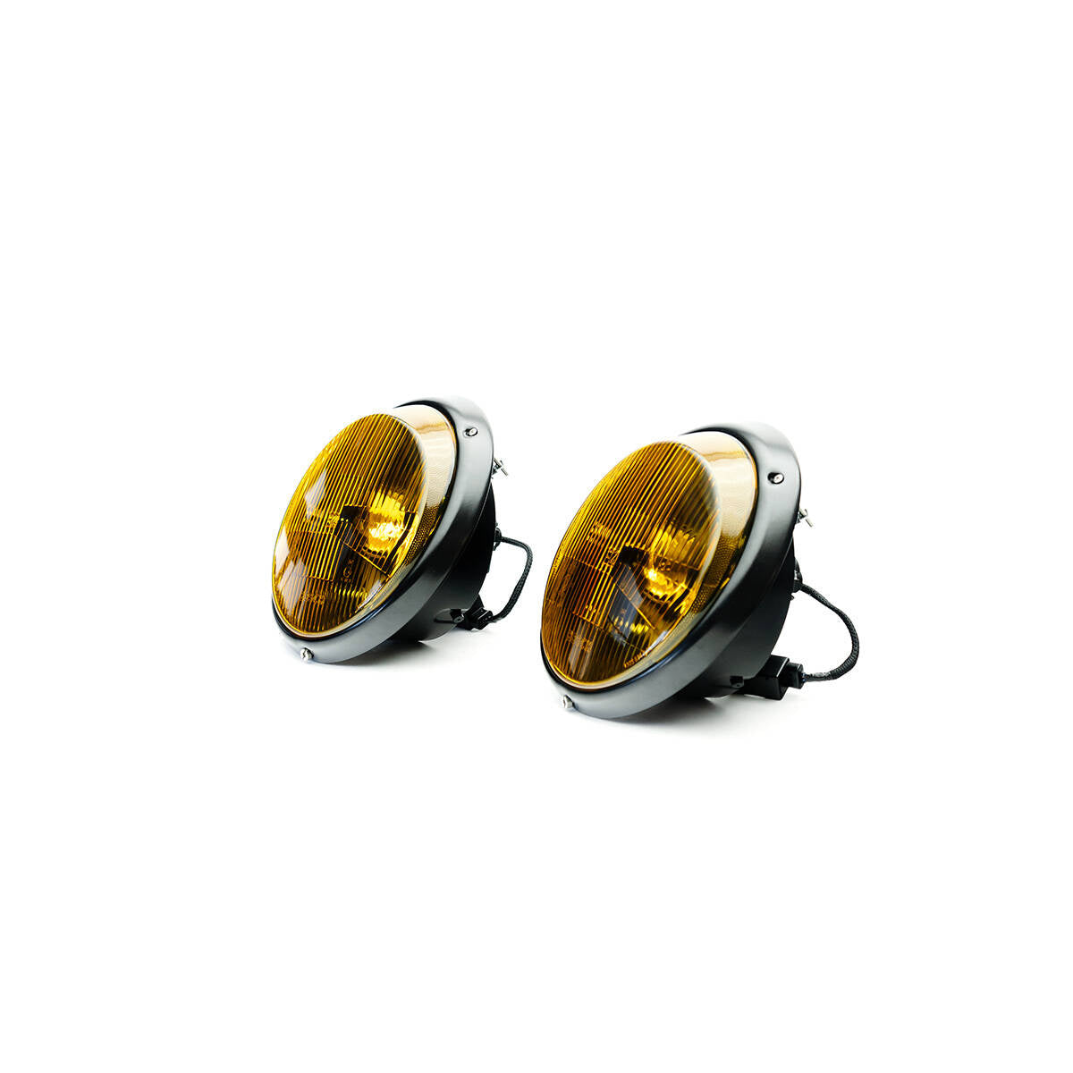 Bi-LED headlights BLACK + H4 Bosch Yellow Lens (set of 2)