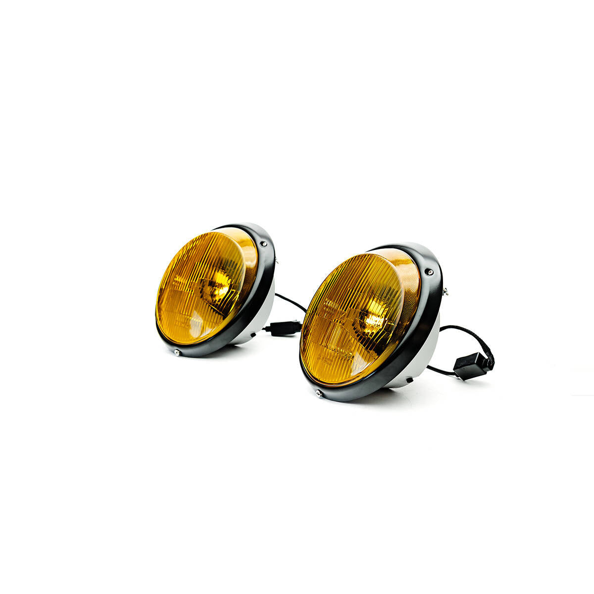 Bi-LED headlights GREY + H4 Bosch Yellow Lens (set of 2)