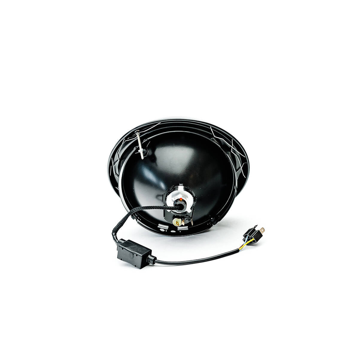 Bi-LED headlights BLACK + H4 Bosch Clear Lens (set of 2)