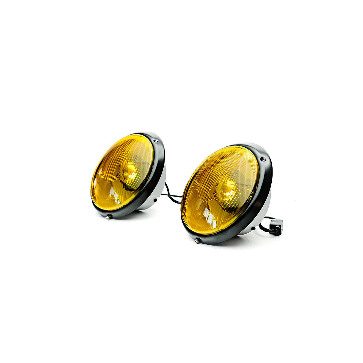 Bi-LED headlights GREY + 356 Style Yellow Lens (set of 2)