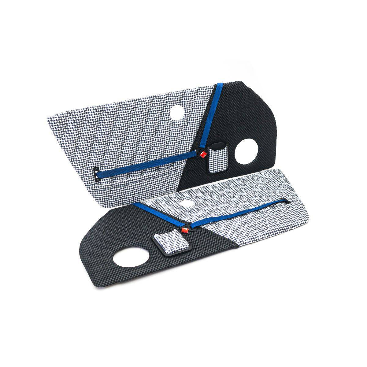 CarBone R door panels - Leather basket weave (no diagonal stitching) / Custom