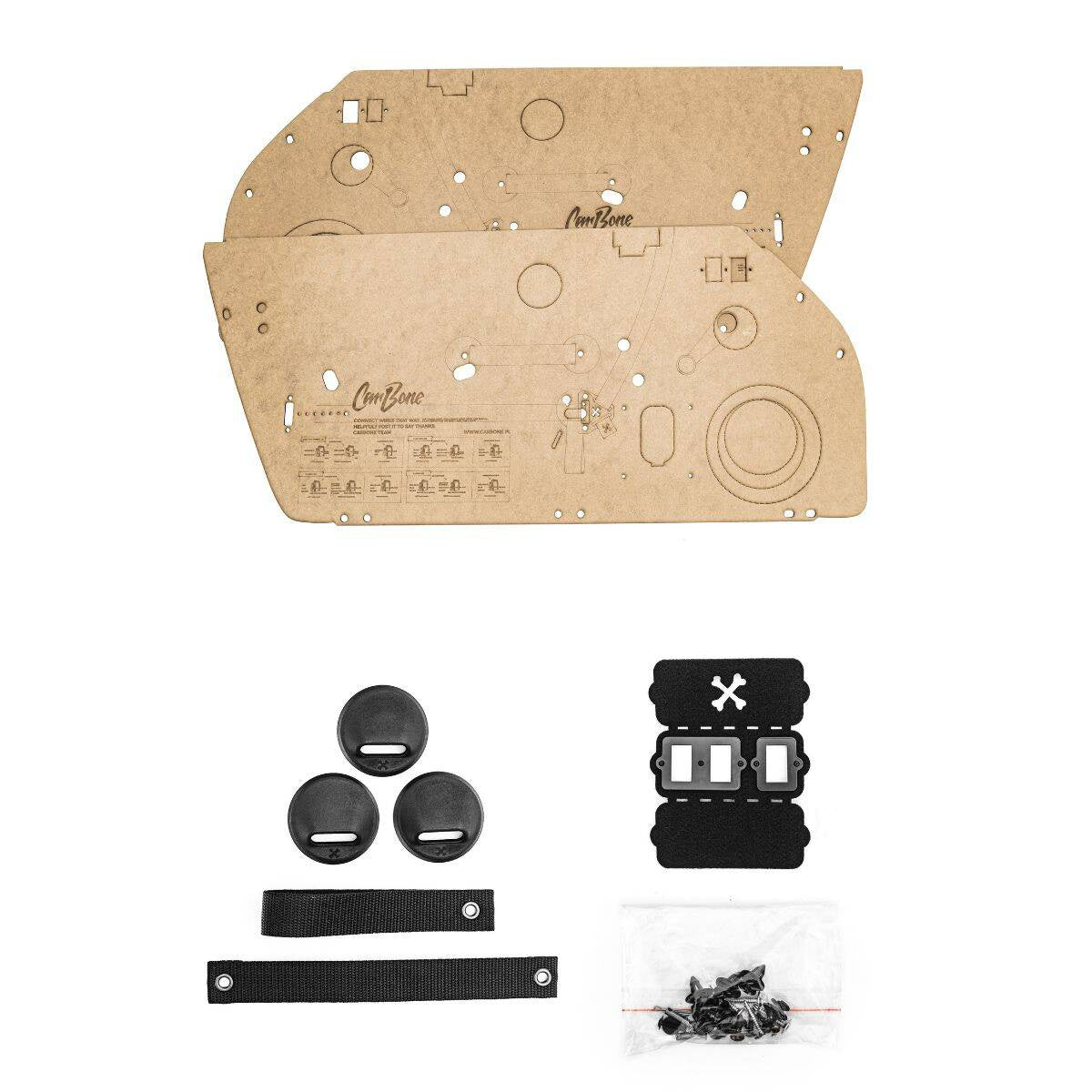 CarBone RS Door Cards - RAW
