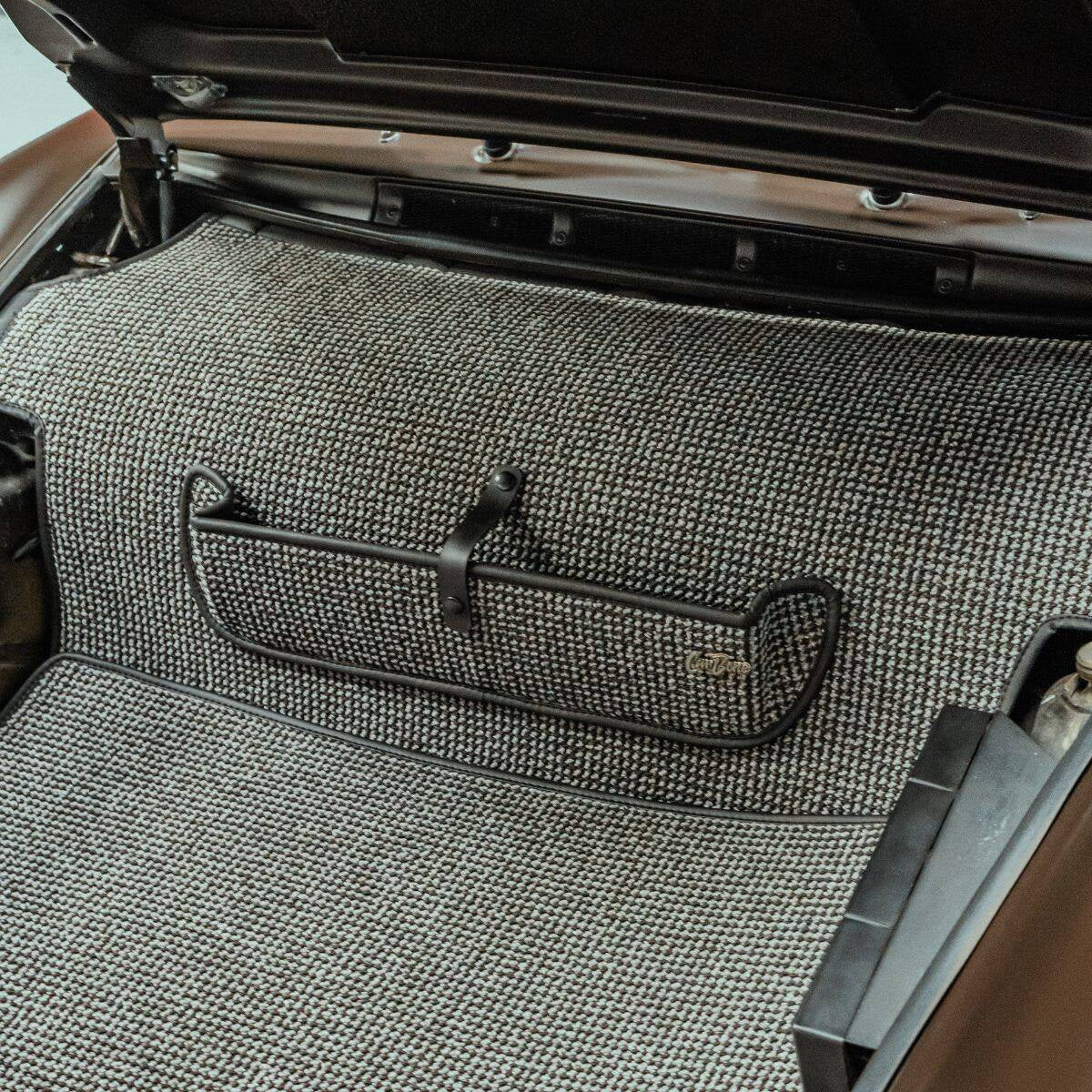 RS-style Trunk Mat for Porsche G-Model (1974-1989) - Grey Houndstooth