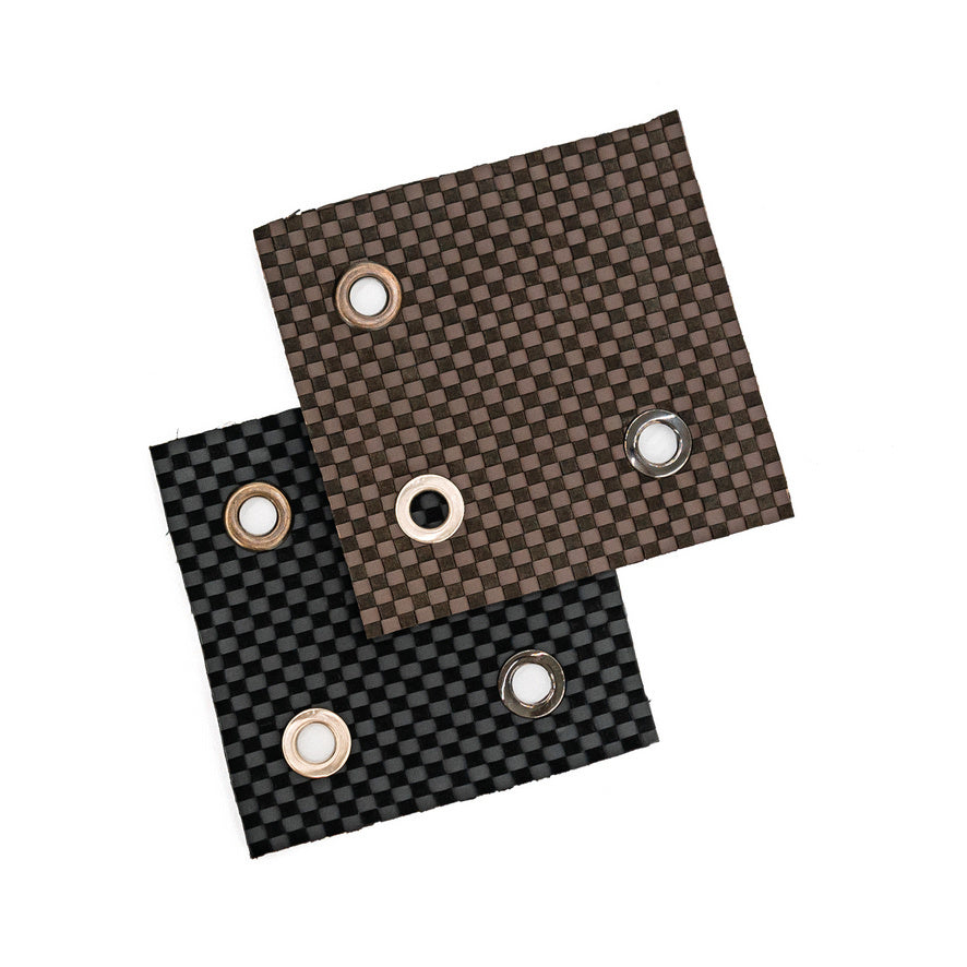Samples set No. 4 - Leather basket weave / woven leather