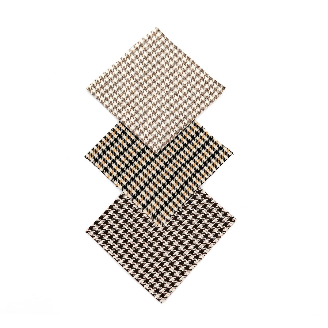 Samples set No. 6 - Brown textiles