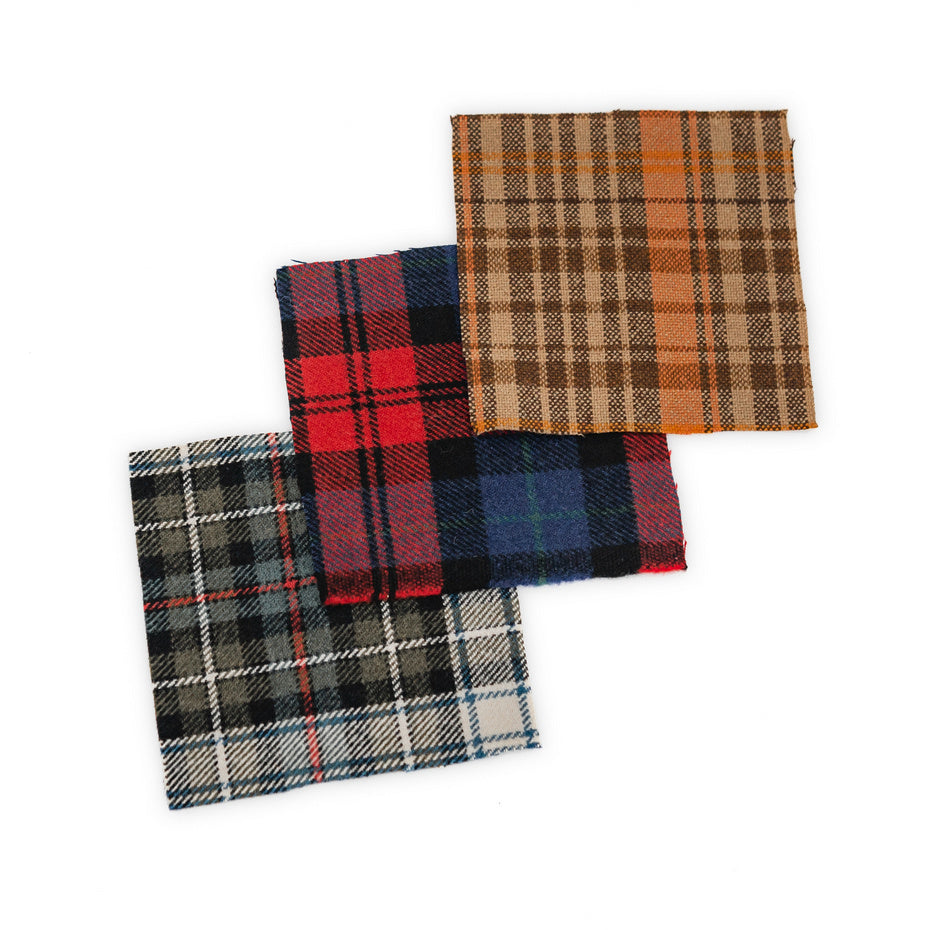 Samples set No. 7 - Tartan/checker/plaid textiles