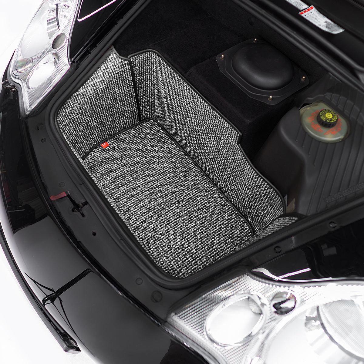 996 C4 - 911 Trunk Mat Liner (1997-2004) - Black-Grey Houndstooth
