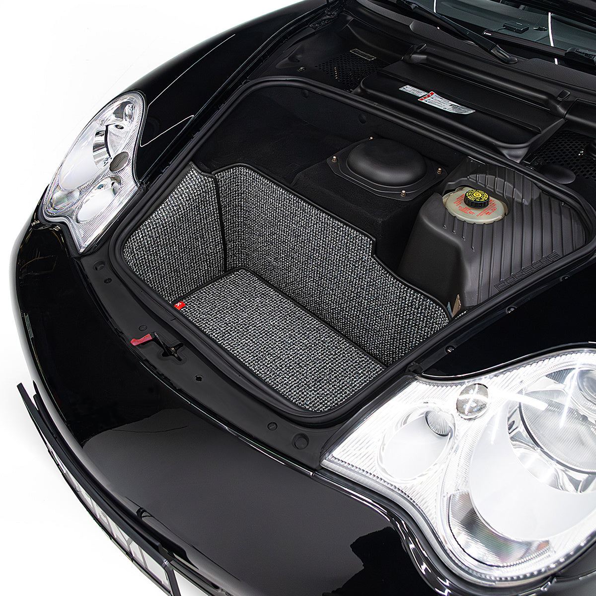 996 C4 - 911 Trunk Mat Liner (1997-2004) - Black-Grey Houndstooth