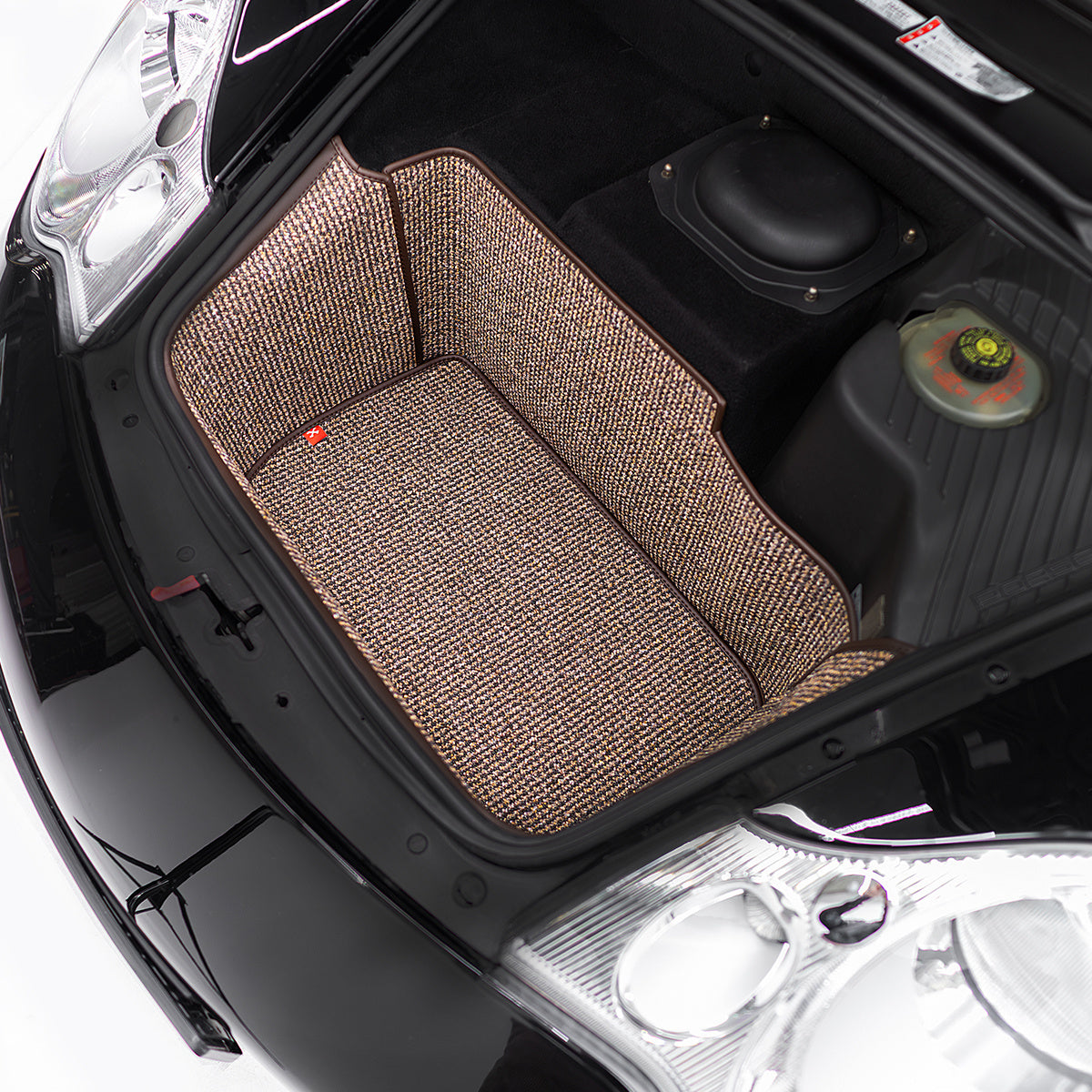 996 C4 - 911 Trunk Mat Liner (1997-2004) - Brown Houndstooth