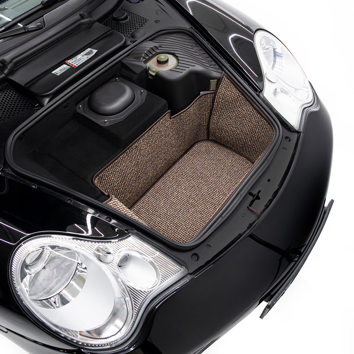 996 C4 - 911 Trunk Mat Liner (1997-2004) - Brown Houndstooth