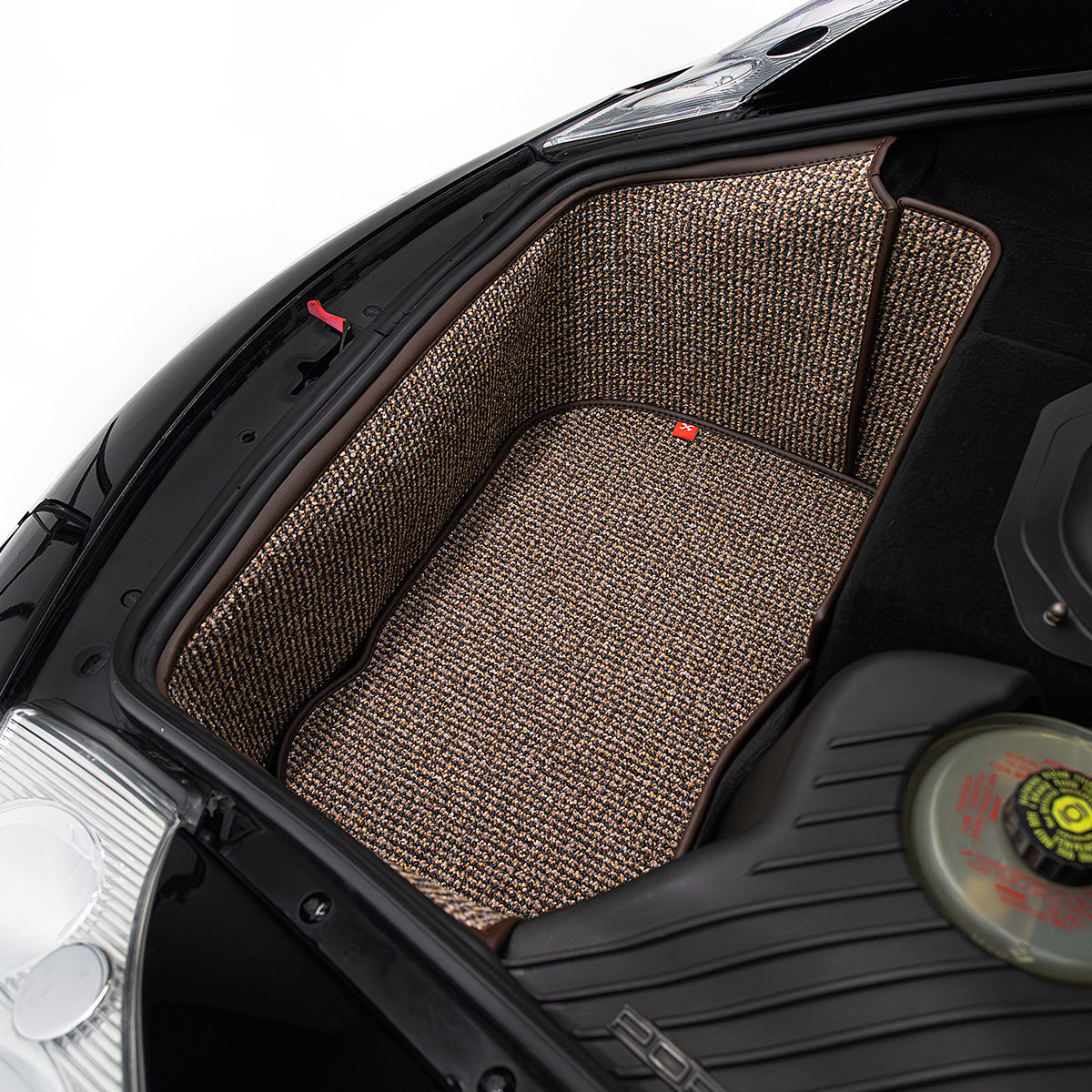996 C4 - 911 Trunk Mat Liner (1997-2004) - Brown Houndstooth