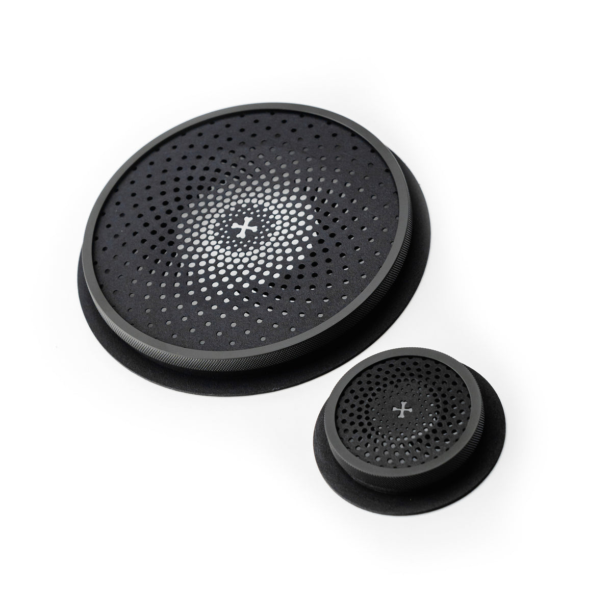 CarBone Sound Guards - Speaker covers for 2 tweeters and 2 main speakers - Black - RAW