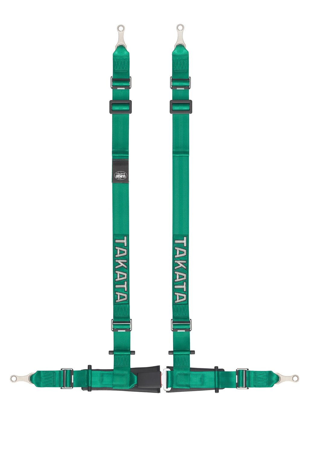 TAKATA Drift II ASM 2in Shoulder Belt-2in Lap Belt-Pull-Up Lap Adjuster- Bolt-on attachments