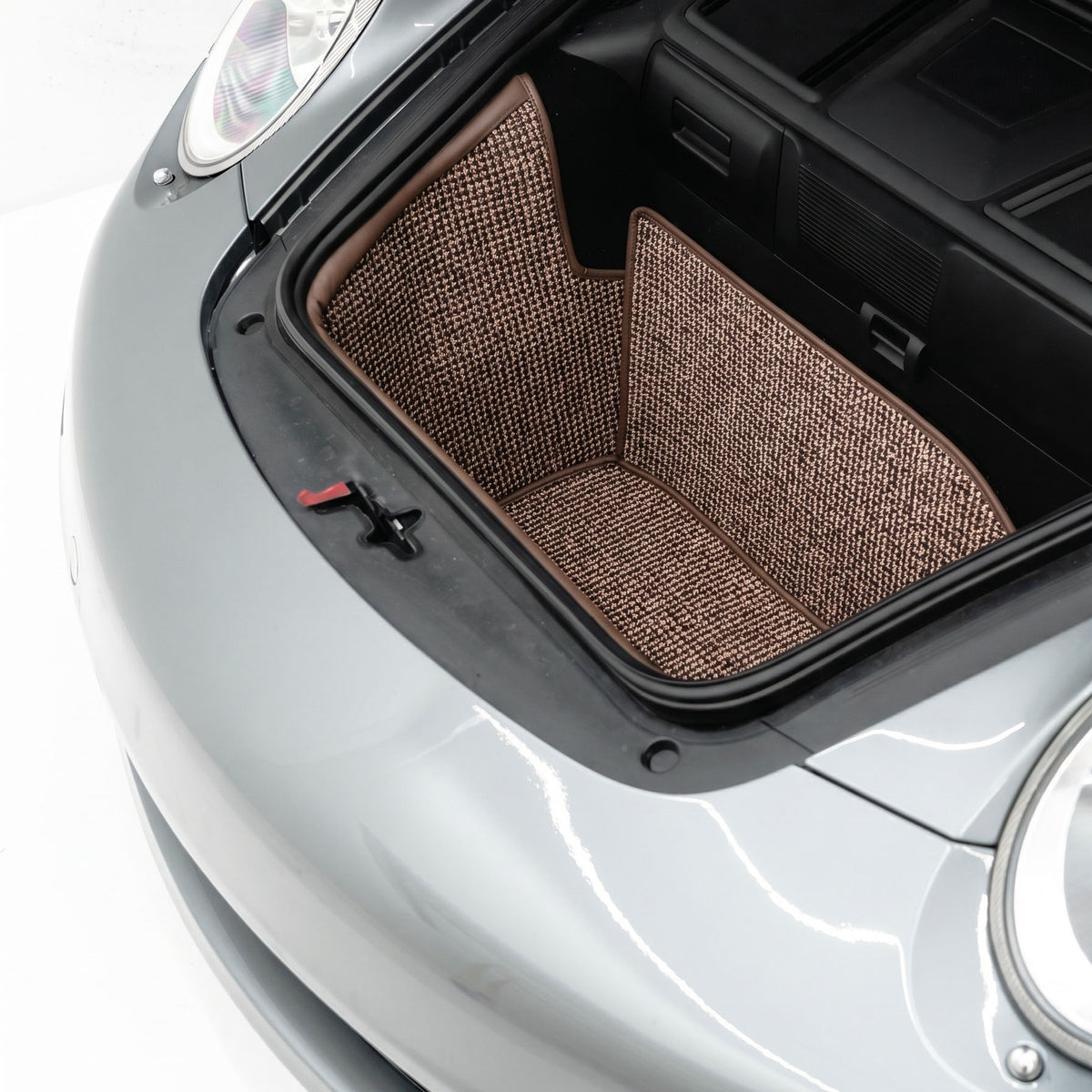 997 C4 - 911 Trunk Mat Liner (2005-2011) - Brown Houndstooth