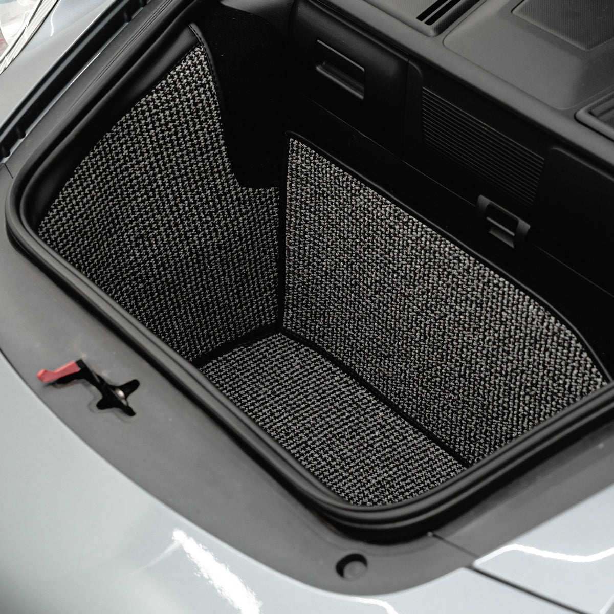 997 C4 - 911 Trunk Mat Liner (2005-2011) - Black/Grey Houndstooth