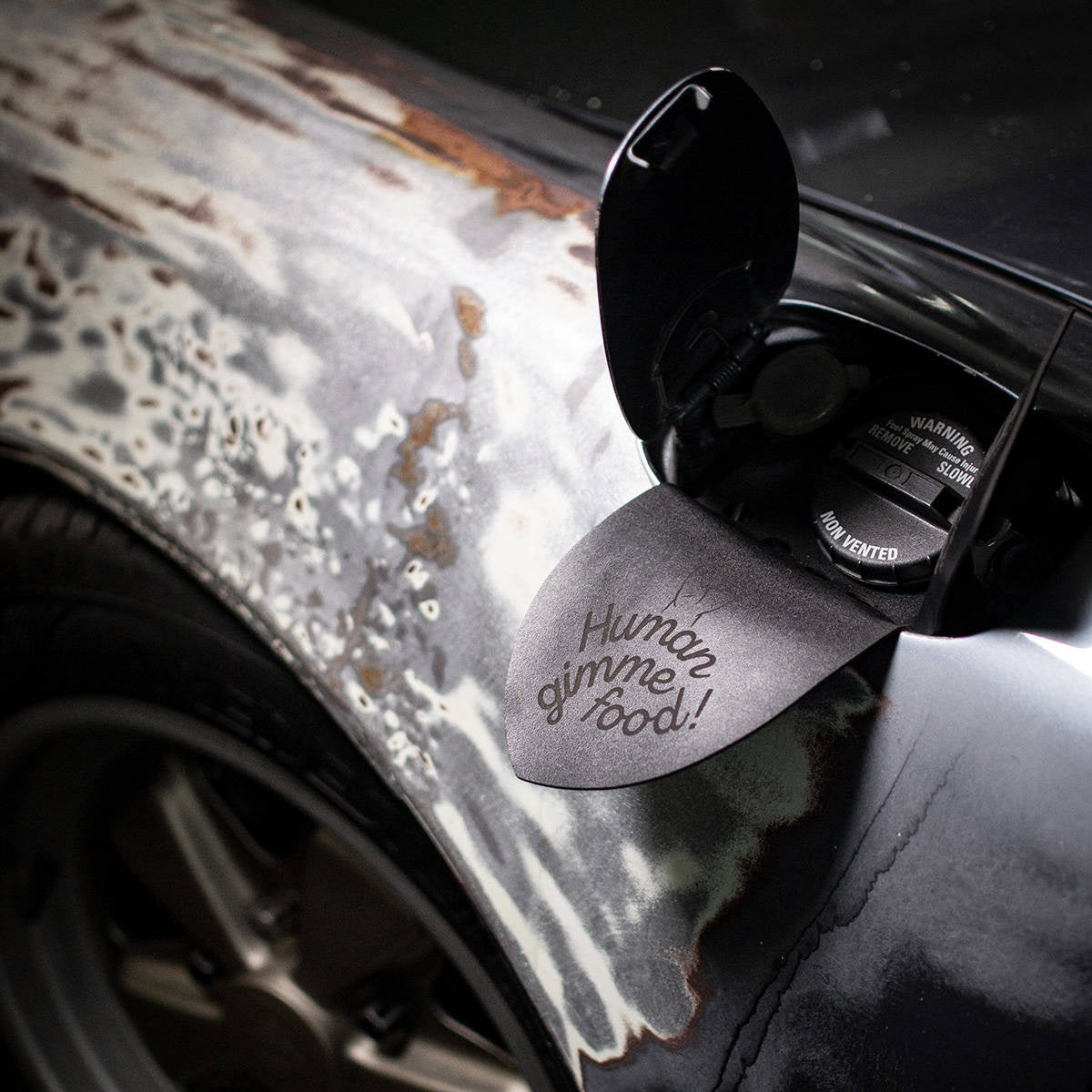 Leather Fuel Bib (Gas Flap) for F/G Models - Custom