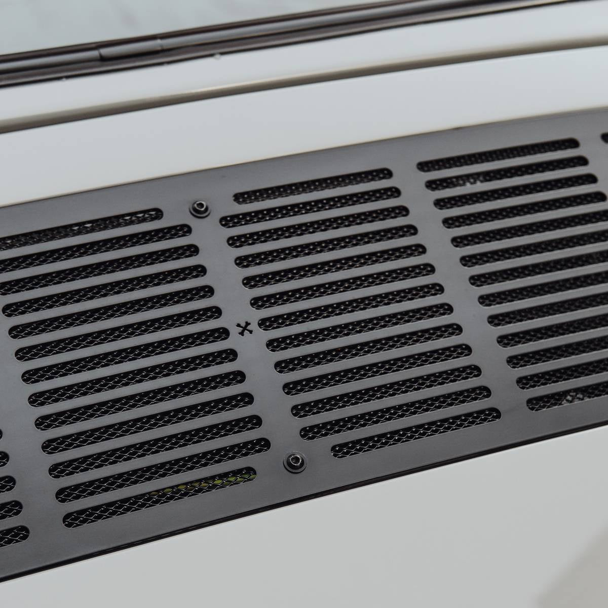 Oval cut Rear deck lid grille for F/G model - Brushed / G-model (1974 - 1989) / No