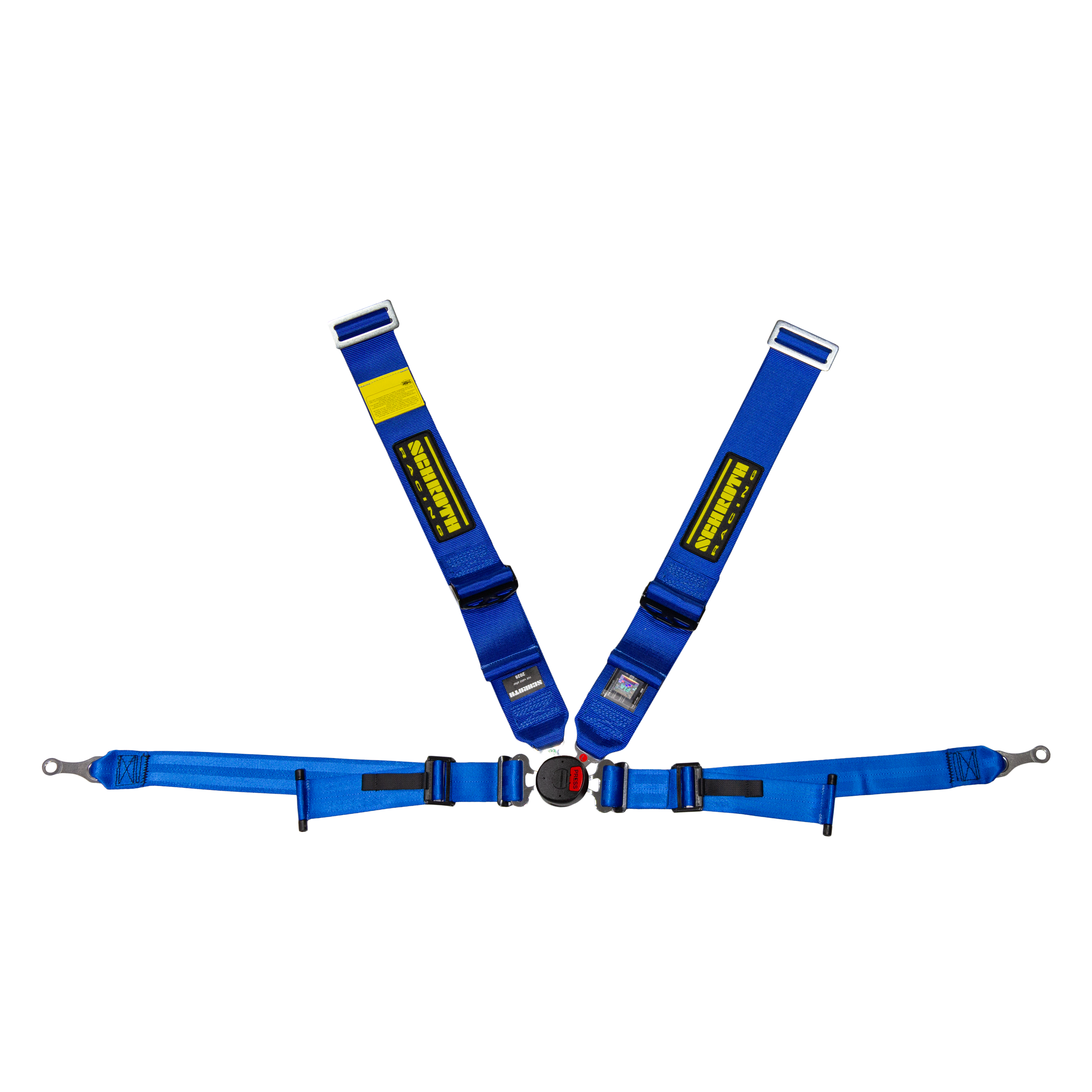 Schroth Profi II ASM FE 4-Point Harness — Pull-Down, Bolt-In (Push-Button Camlock)