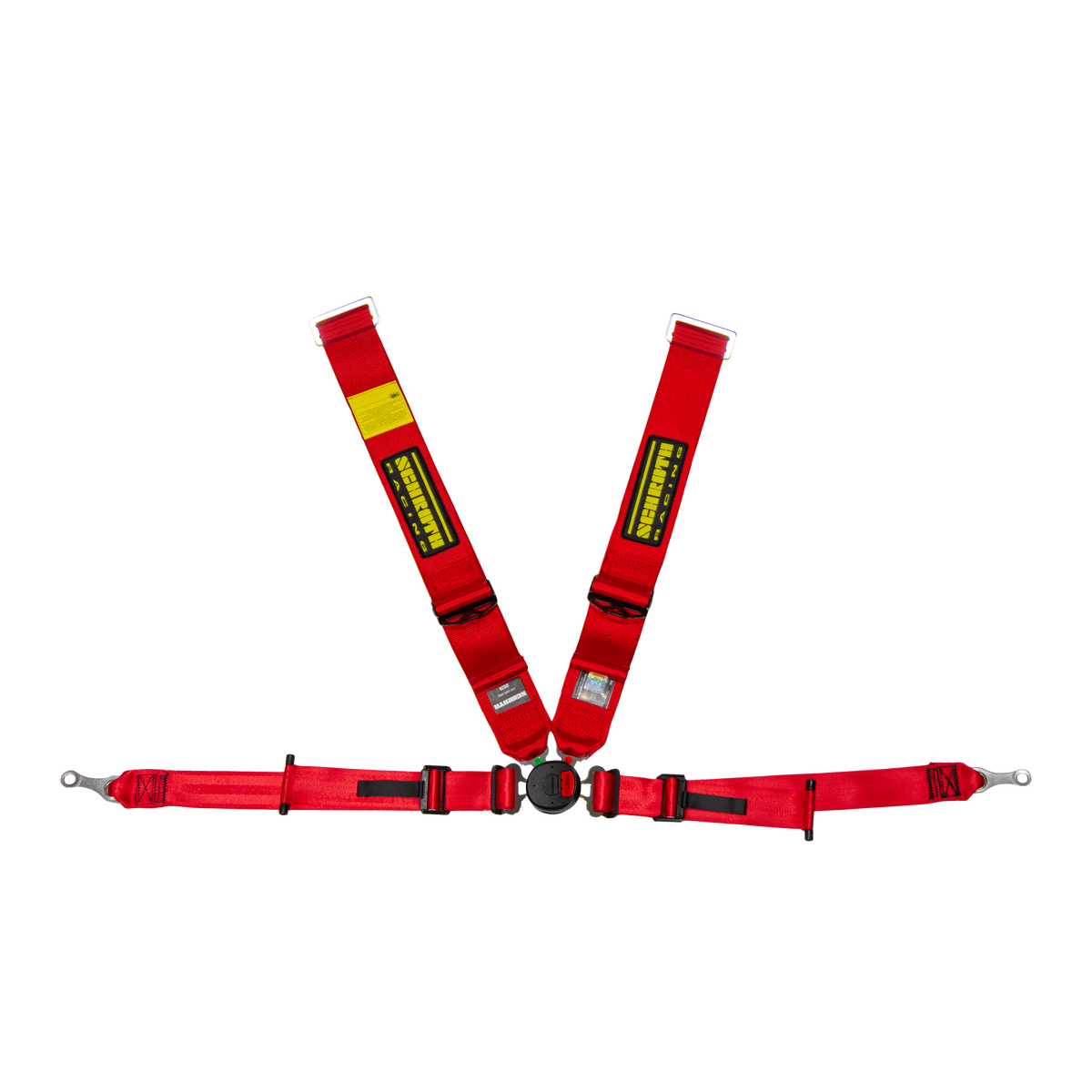 Schroth Profi II ASM FE 4-Point Harness — Pull-Down, Bolt-In (Push-Button Camlock)