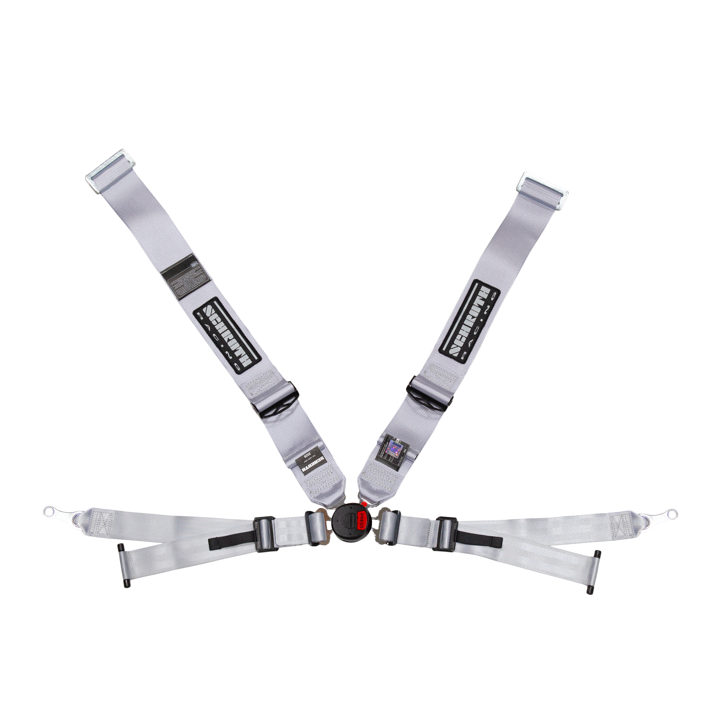 Schroth Profi II ASM FE 4-Point Harness — Pull-Down, Bolt-In (Push-Button Camlock)
