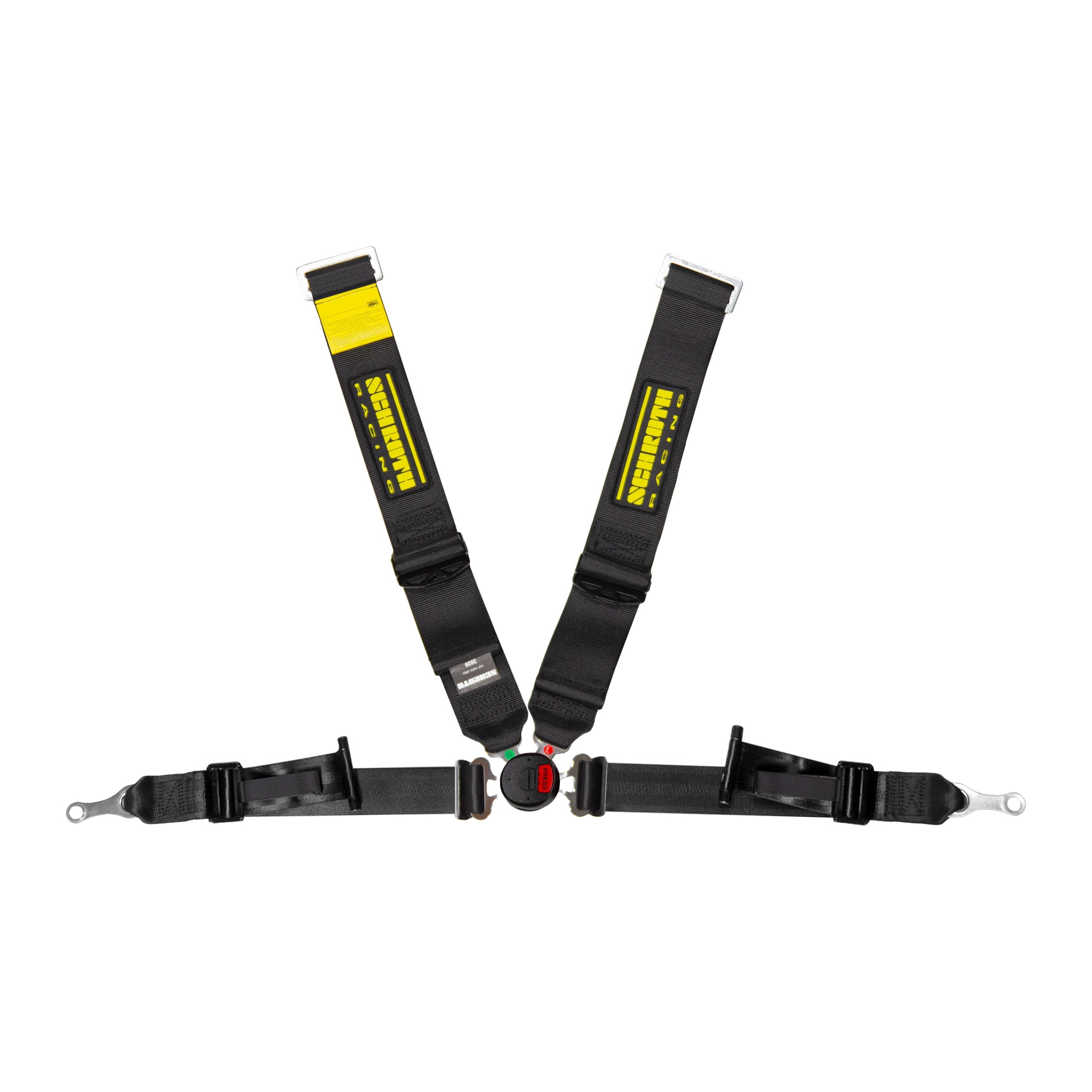 Schroth Profi II ASM FE 4-Point Harness — Pull-Up, Bolt-In (Push-Button Camlock)