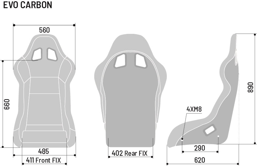 Sparco EVO Carbon Fiber Racing Seat | FIA 8855-1999 — view 12